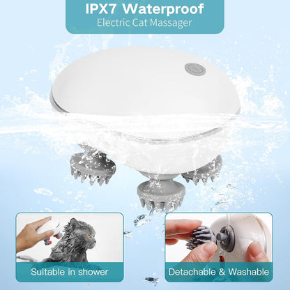 Electric Scalp Head & Body Massager, Scalp Head Massager For Headache, Advance Therapy For Boost Hair Growth, 3 Speed Mode Handheld, Deep Clean & Stress Relaxation