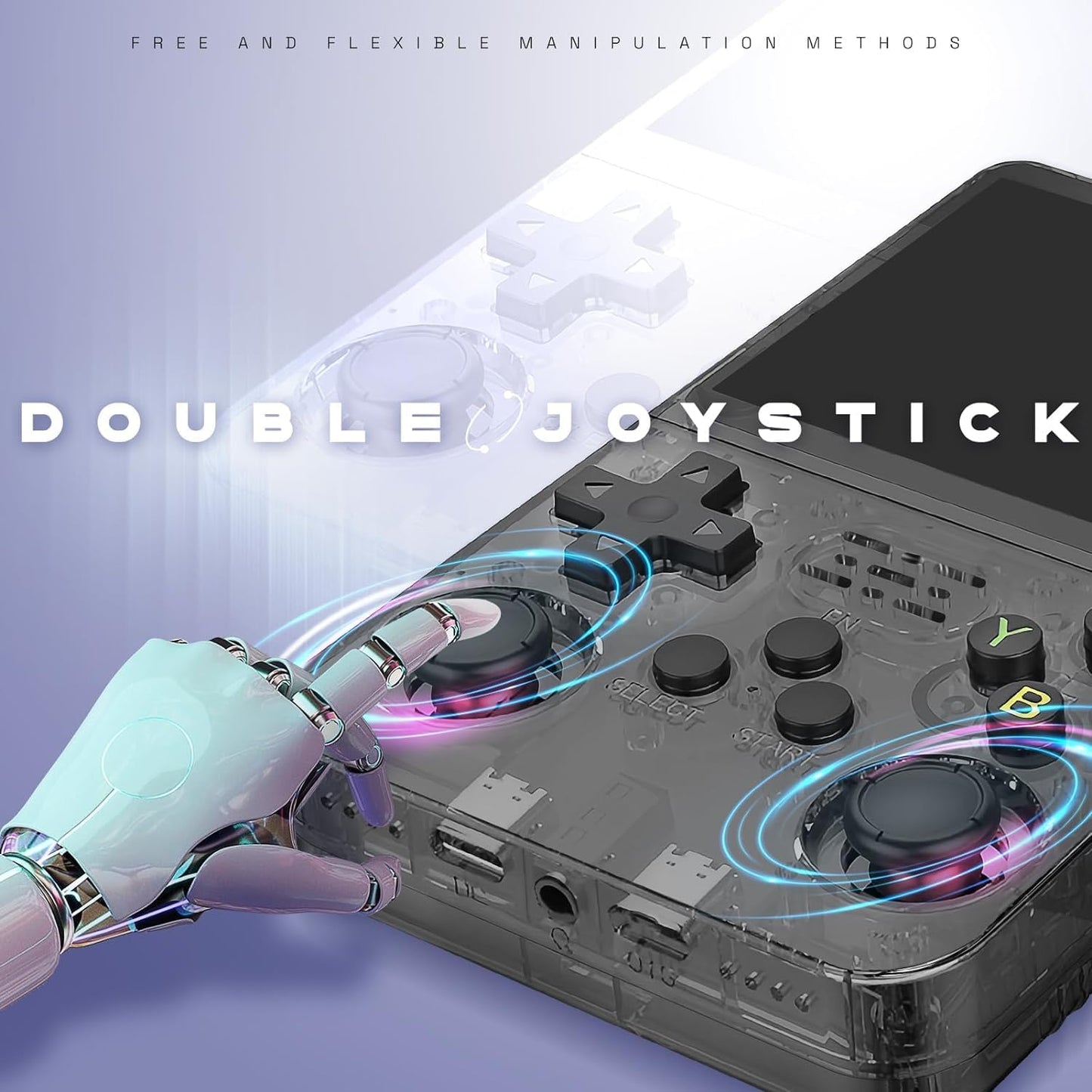 R36S Retro Handheld Video Game Console 3.5 inch Retro Handheld Video Games Consoles Built-in Rechargeable Battery Portable Style Hand Held Game Consoles