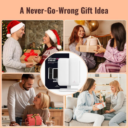 Trifold Makeup Mirror with Natural LED Lights, Touch Screen, Rechargeable, 3 Light Modes and Adjustable Brightness, Portable LED Travel Vanity Mirror.