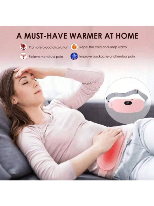 Electric Menstrual Heating Pad Period Cramp Massage