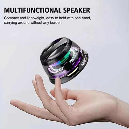 G200 Magnetic Bluetooth Speaker |Portable Mini Magnetic Speaker |Magnetic Bluetooth Speaker with RGB Light | Mini Pocket Speaker | 3D Surround Sound Effect Speaker | Waterproof Wireless Speaker