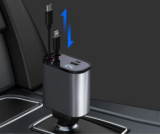 Car Retractable Charger - 120 Volt