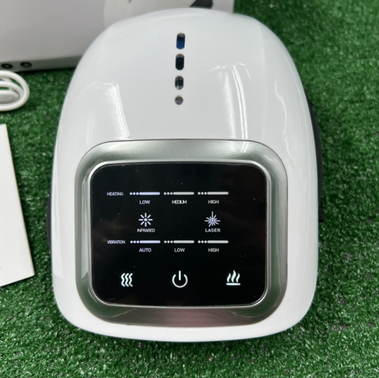 Smart Knee Massager with Heat & Vibration – Pain Relief & Recovery