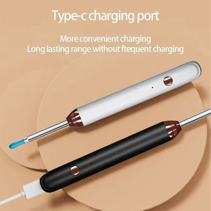 Smart Earwax Cleaner with 1080P Camera & LED Light | WiFi Visual Otoscope | 360° Ear Pick Tool with Flashlight | Rechargeable & Portable Ear Cleaning Kit | HD Ear Camera Endoscope for Safe & Clear Earwax Removal