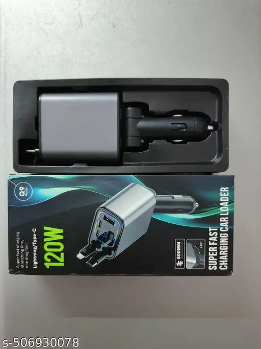 Car Retractable Charger - 120 Volt
