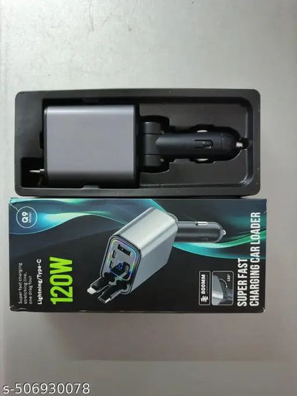 Car Retractable Charger - 120 Volt