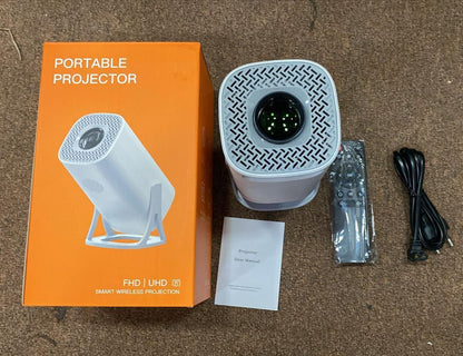4K Portable Projector – Ultra HD Quality | HDMI, Android, HD Card Compatible