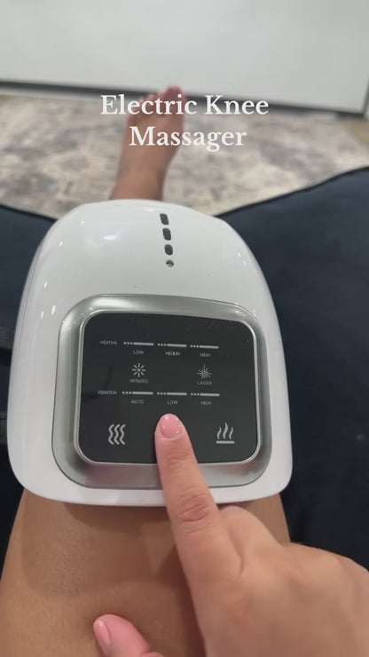 Smart Knee Massager with Heat & Vibration – Pain Relief & Recovery
