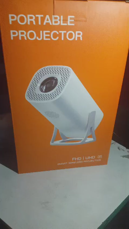 4K Portable Projector – Ultra HD Quality | HDMI, Android, HD Card Compatible