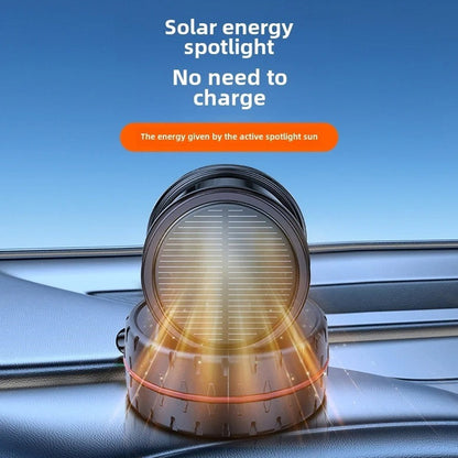 Solar Rotating Car Dashboard Air Freshener/Perfume Diffuser | Metal Body & Alloy Wheel Hub Design with Perfume Liquid for Car Interior Decoration Accessories